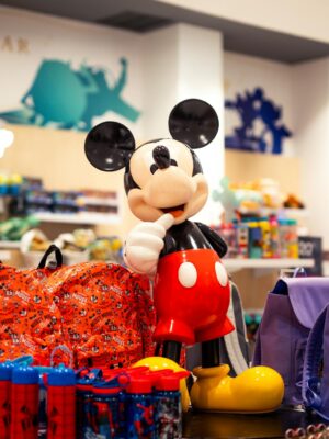 Mickey mouse toy in a store